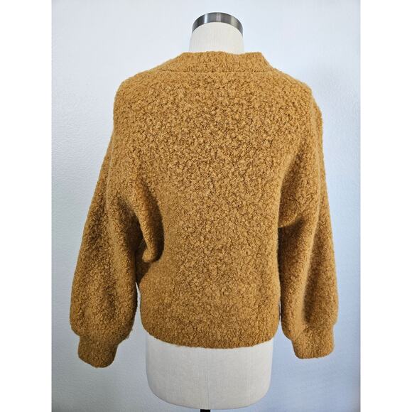 Frank and Oak Fuzzy Boucle Crewneck Sweater, Size M - Picture 3 of 10